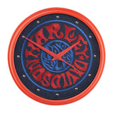 Harley-Davidson H-D 1970s Psychedelic Clock // HDL-16648