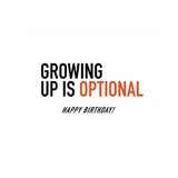 H-D Growing Old Birthday Card