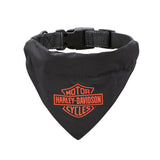 H-D Black B&S Pet Bandana