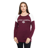 HARLEY-DAVIDSON® WOMEN'S REBEL RIDE LONG SLEEVE // HT4806CRM