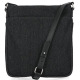 Harley-Davidson Women's Live To Ride Washed Canvas Crossbody Purse - Black