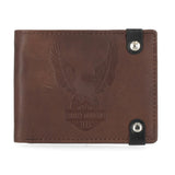 Men's Crazy Horse Eagle Billfold Wallet