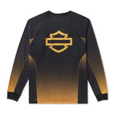 Harley-Davidson Men's Speedway Moto Long Sleeve Jersey - Yellow