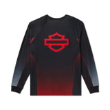 Harley-Davidson Men's Speedway Moto Long Sleeve Jersey - RED