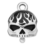 Harley-Davidson HD Skull Head With Black Flames Ride Bell