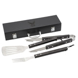 Harley-Davidson Bar & Shield Eagle Grill Tool Set w/ Black Wood Carrying Case
