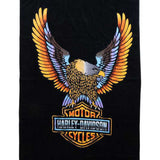 Harley-Davidson Vivid Bar & Shield Eagle Beach Towel