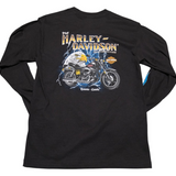 Harley-Davidson Men's H-D Blue Chrome Dealer Long-Sleeve