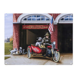 Harley-Davidson Embossed Tin Sign, Firehouse Dogs // HDL-15556