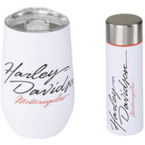 Harley-Davidson Racing Stainless Steel Wine Tumbler & Slim Flask Set // HDL-18623