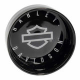 Harley-Davidson Sculpted Open Bar & Shield Logo Ceramic Pet Bowl - Black