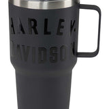Harley-Davidson 30 oz. Matte Black Travel Mug, Double-Wall Stainless Steel // HDX-98656