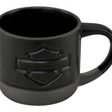Harley-Davidson Open Bar & Shield Pottery-Style Ceramic Mug // HDX-98662