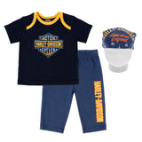 Harley-Davidson NewBorn 3pc Hanging Gift Set