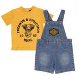 Harley-Davidson Boys Denim Overall Set