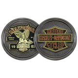 Harley-Davidson Iron and Pride Challenge Coin
