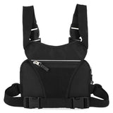 Harley-Davidson Men's Classic Codura Genuine Leather/Canvas Chest Pack - Black
