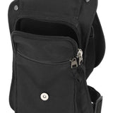 Harley-Davidson Men's Bar & Shield Polyester Shoulder Thigh Pack Bag - Black