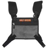 Harley-Davidson Men's H-D Logo Molded Chest Pack w/ Reflective Lining - Black