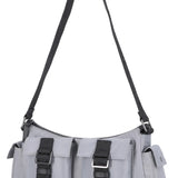 Harley-Davidson Unisex Multi-Purpose Nylon Top Zip Utility Bag - Grey