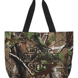 Harley Davidson Real Tree Camo Tote Bag w/ Magnetic Snap Closure