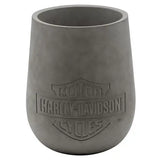 Harley-Davidson Bar & Shield Concrete Vase