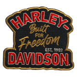 Harley-Davidson Built For Freedom Sew-On Patch