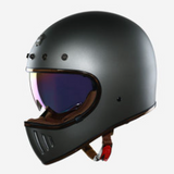 REBEL FULL FACE VINTAGE MATTE GUNMETAL - M141KGUN