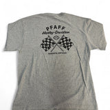 Flame Wave Men's Tee - Heather Grey
