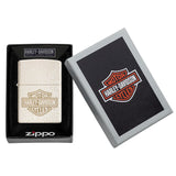 Harley-Davidson® Mercury Glass Glitter B&S Zippo // Z49467