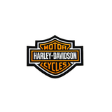 Harley-Davidson® 6" Orange Bar & Shield Patch // SA8011413