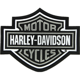 Harley-Davidson® 9" Grey Bar & Shield Patch // SA8011468