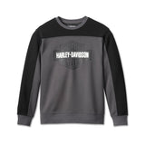 Harley-Davidson® Men's Bar & Shield Colorblock Sweatshirt // 96532-23VM