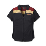 Harley-Davidson® Women's 120th Anniversary Elemental Zip Front Shirt // 96749-23VW