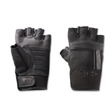 Harley-Davidson® Men's Centerline Mixed Media Fingerless Gloves // 97204-23VM