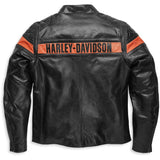 Harley-Davidson® Men's Victory Sweep Leather Jacket // 98012-21VM
