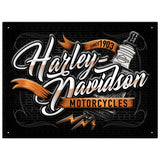 Harley-Davidson® Spark Plug Tin Sign // HDL-15532