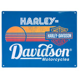Harley-Davidson® Bar & Shield Sunset Tin Sign // HDL-15541