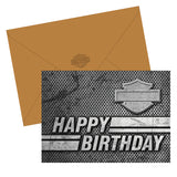 Harley-Davidson® Silhouette Birthday Card // HDL-20075