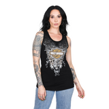 Harley-Davidson® Women's Monolithic Idol Scoop Neck // HT4706BLK