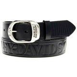 Harley-Davidson® Slide Over Black Leather Belt // HDMBT10588