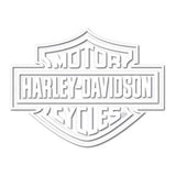 Harley-Davidson® White Bar & Shield Die Cutz Window Decal // CP4311