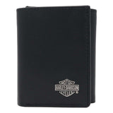 Harley-Davidson® Men's Trifold Wallet Gift Set // GS8966L-BLK