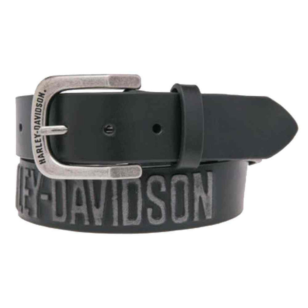 Harley-Davidson® Men's Milwaukee Original Belt, Black Leather Belt  HDMBT11031-BLK