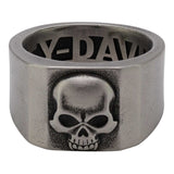 Harley-Davidson® Deadlock Skull Stainless Steel Ring // HSR0108