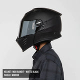 Simpson Modular Bandit Full Face Helmet - Matte Black